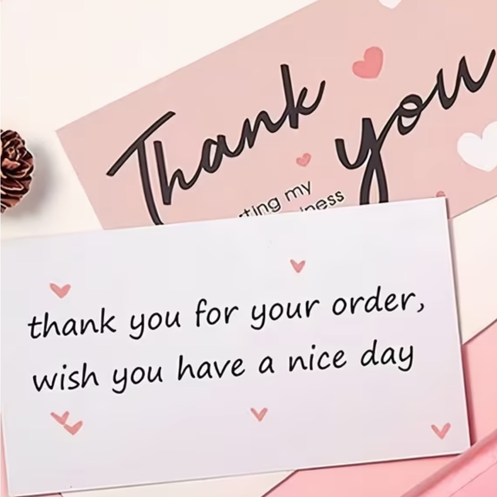 Thank You Stickers and Cards & Storage Bags, Sellers Bundle Set  600 Pieces - Picture 4 of 4